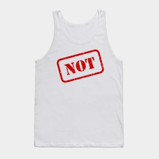 Not stamp Tank Top